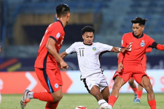 Đánh bại Singapore với tỷ số 3-1, Timor Leste tạo “địa chấn" tại SEA Games 33