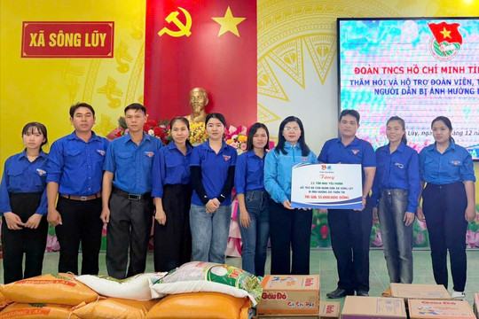Nghĩa tình tuổi trẻ Lâm Đồng với bà con vùng lũ