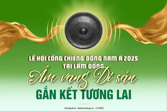 Lễ hội Cồng chiêng Đông Nam Á 2025 tại Lâm Đồng Âm vang Di sản - Gắn kết tương lai