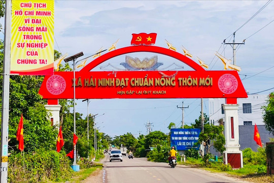 Hải Ninh hướng tới nông thôn mới kiểu mẫu