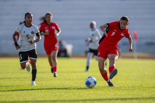 Thua Indonesia 1-3, tuyển nữ Singapore trước kỷ lục buồn tại SEA Games