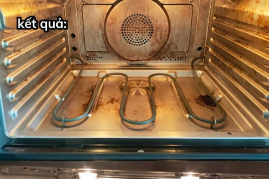 Mẹo làm sạch lò nướng, nồi chiên không dầu sáng bóng tại nhà