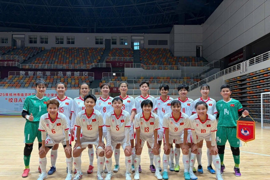ĐT Futsal nữ Việt Nam chốt danh sách chính thức dự SEA Games 33