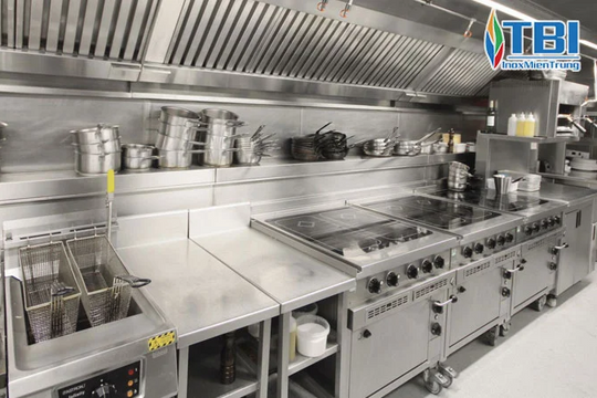 Inox Miền Trung hỗ trợ xây dựng hệ thống bếp công nghiệp inox nhà hàng tối ưu