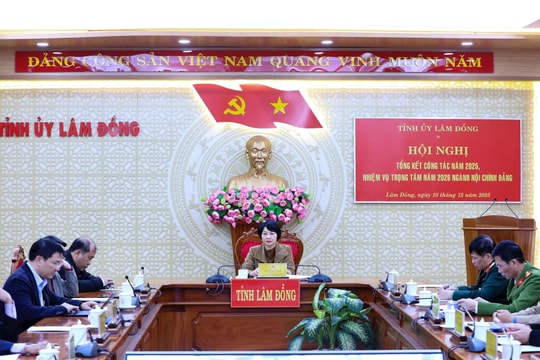 Ngành Nội chính Đảng xác định 9 nhiệm vụ trọng tâm năm 2026