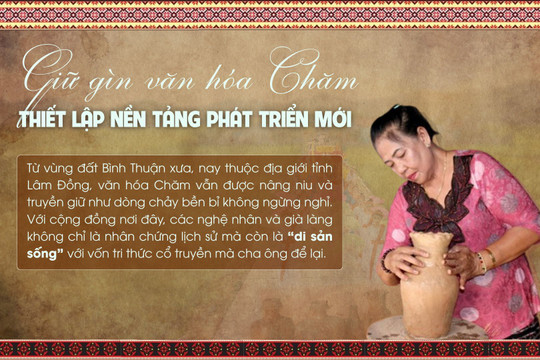 Giữ gìn văn hóa Chăm, thiết lập nền tảng phát triển mới
