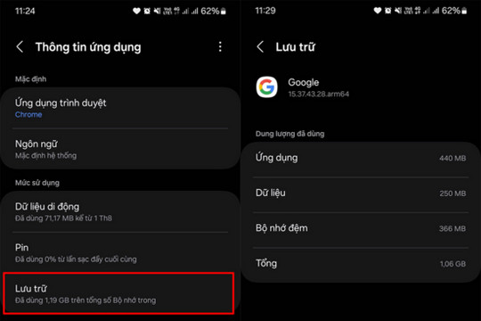 Cách giảm dung lượng Chrome chiếm dụng trên điện thoại