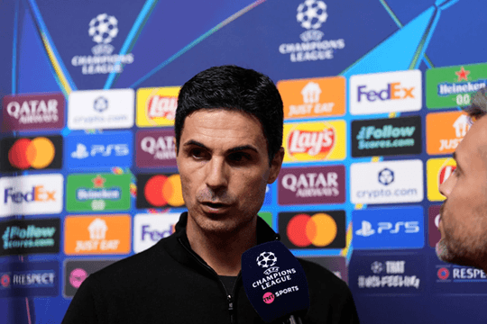 Arteta ca ngợi Martinelli, Arsenal lập kỷ lục ở Champions League