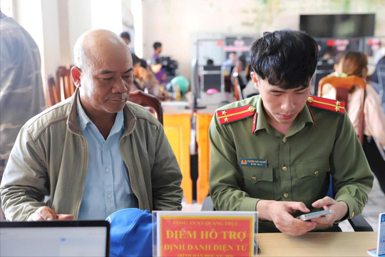 Dấu ấn của cán bộ, chiến sĩ công an tăng cường về cơ sở