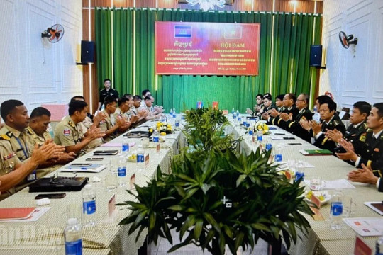 Tổng kết hợp tác bảo đảm an ninh trật tự biên giới giữa Đắk Lắk và tỉnh Mondulkiri, Campuchia