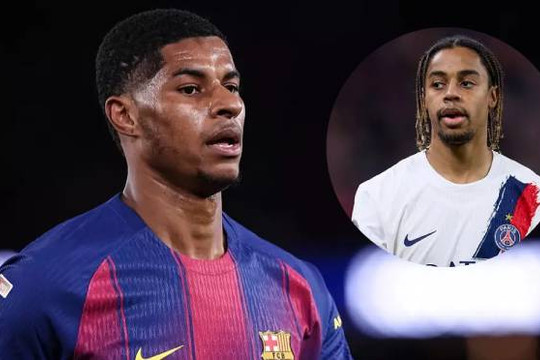 MU cân nhắc đổi Rashford lấy sao trẻ Barcola của PSG?