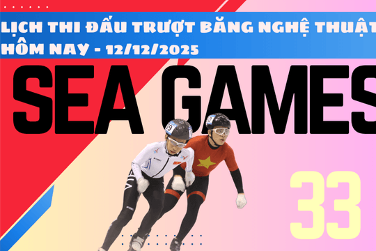 Lịch thi đấu trượt băng nghệ thuật SEA Games 33 2025 hôm nay 12/12/2025