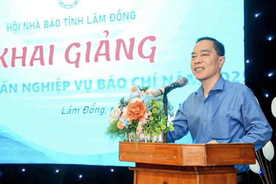 Hội Nhà báo Lâm Đồng bồi dưỡng nghiệp vụ báo chí cho hội viên