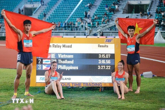 Bảng tổng sắp huy chương SEA Games 33: Thái Lan bứt tốc, Việt Nam mất top 2