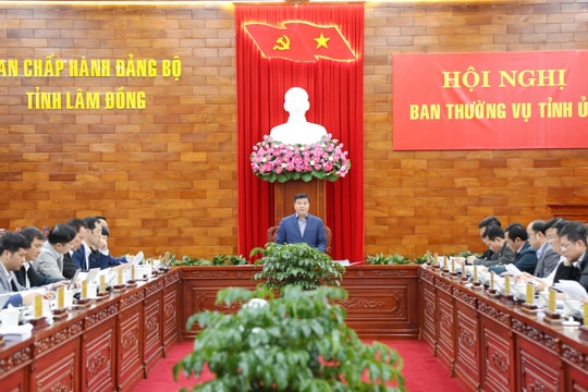 Ban Thường vụ Tỉnh ủy Lâm Đồng kiểm điểm, xếp loại cuối năm 2025