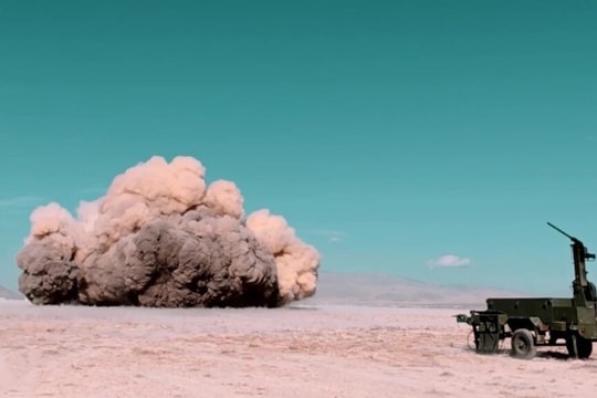 Hệ thống phá mìn ALPAY mở hành lang 10 m bằng một cú nổ