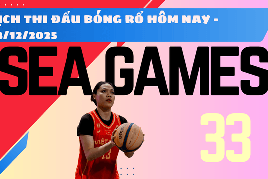 Lịch thi đấu bóng rổ SEA Games 33 2025 hôm nay 13/12/2025