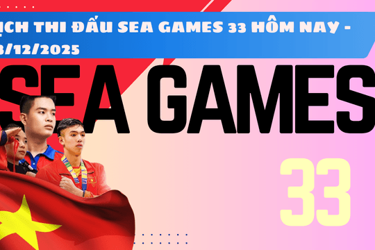 Lịch thi đấu SEA Games 33 2025 hôm nay 13/12