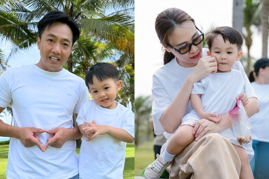Gia đình Cường Đô La: Subeo 15 tuổi cao lớn, giống hệt bố