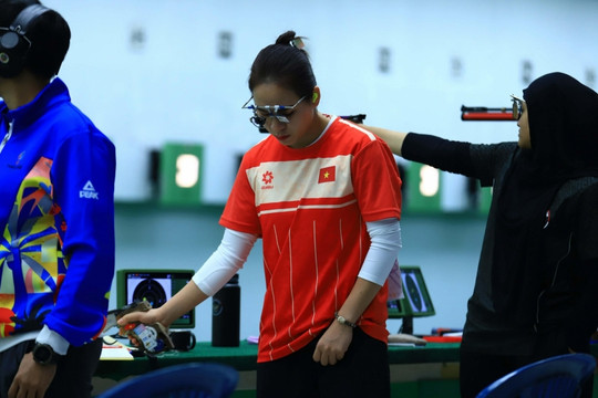 Bắn súng Việt Nam phá kỷ lục SEA Games, giành HCV đồng đội