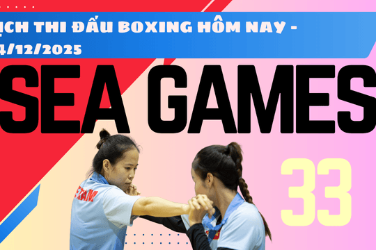 Lịch thi đấu boxing SEA Games 33 2025 hôm nay 14/12/2025