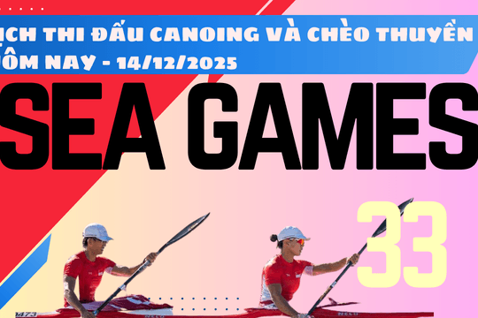 Lịch thi đấu đua thuyền SEA Games 33 2025 hôm nay 14/12/2025