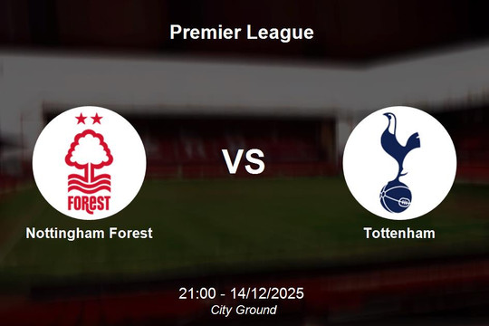 Nhận định Nottingham Forest vs Tottenham - Premier League