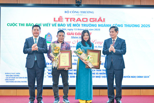 20 tác phẩm đoạt giải Báo chí viết về Bảo vệ môi trường ngành Công Thương