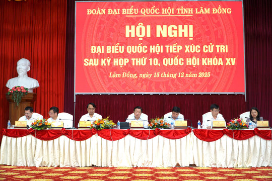Đoàn ĐBQH tỉnh Lâm Đồng tiếp xúc cử tri 34 xã, phường, đặc khu Phú Quý