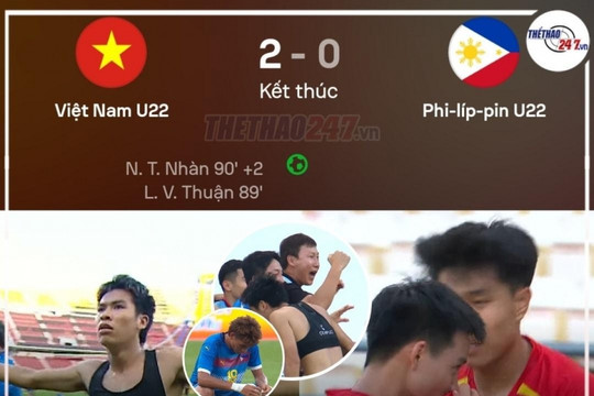 U22 Việt Nam vào chung kết SEA Games 33 sau 2 bàn thắng muộn