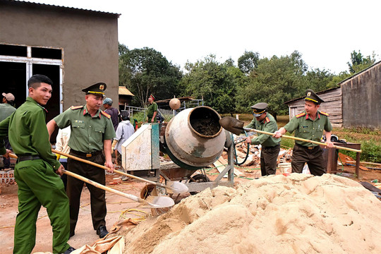 Bảo đảm an ninh trật tự, tạo nền tảng xây dựng nông thôn mới