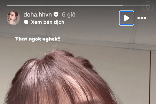 Hoa hậu Đỗ Thị Hà làm mới hình ảnh với kiểu tóc mái bằng