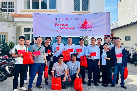 “Vạn trái tim - Một tấm lòng” - Công ty Thủy điện Đại Ninh hưởng ứng Tuần lễ hồng EVN lần thứ XI