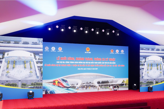 Khởi công 5 nhà ga dự án đường sắt 203.000 tỷ Lào Cai - Hải Phòng