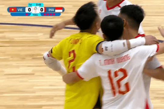 Futsal Việt Nam thắng Indonesia 1-0, thắp lại hy vọng tại SEA Games 33