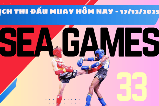 Lịch thi đấu muay SEA Games 33 hôm nay 17/12/2025