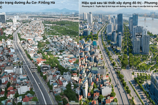 Hà Nội đề xuất phương án đại lộ ven sông Hồng dài 80,5 km