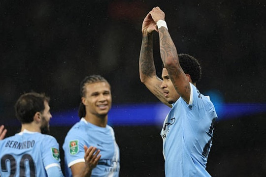 Savinho: Màn trình diễn đưa Man City vào bán kết Carabao Cup