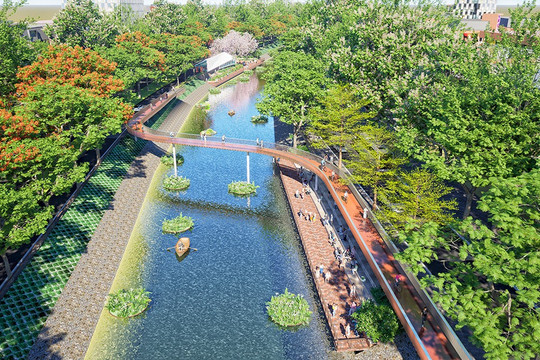 Hà Nội: Khởi công công viên tuyến 4.600 tỷ đồng ven sông Tô Lịch