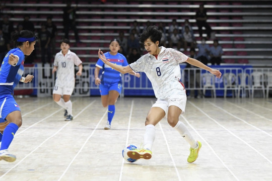 Thắng áp đảo 5-0, futsal nữ Thái Lan giành HCĐ SEA Games 33