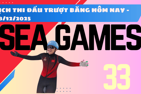 Lịch thi đấu trượt băng tốc độ SEA Games 33 hôm nay 18/12/2025