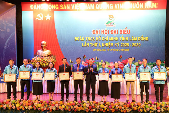 Lâm Đồng khen thưởng 10 công trình thanh niên tiêu biểu