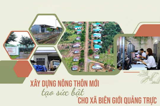 Xây dựng nông thôn mới tạo sức bật cho xã biên giới Quảng Trực