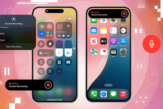Cách quay màn hình iPhone có tiếng đơn giản không cần app