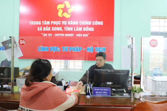 Mô hình Hồ sơ không hẹn tạo thuận lợi cho người dân Đắk Song