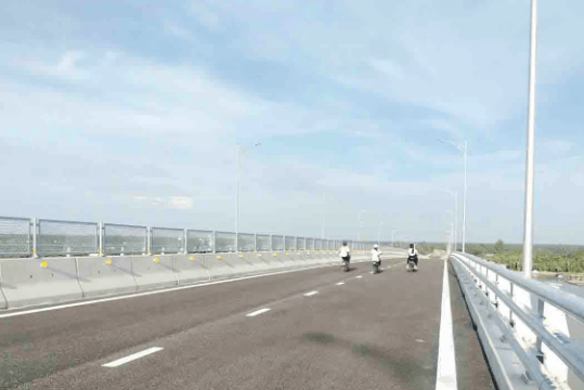 Thông xe hạn chế cầu Đại Ngãi 2 nối TP Cần Thơ và Sóc Trăng