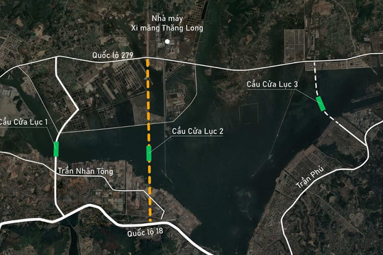 Quảng Ninh: Dự kiến khởi công cầu Cửa Lục 2 vào năm 2026