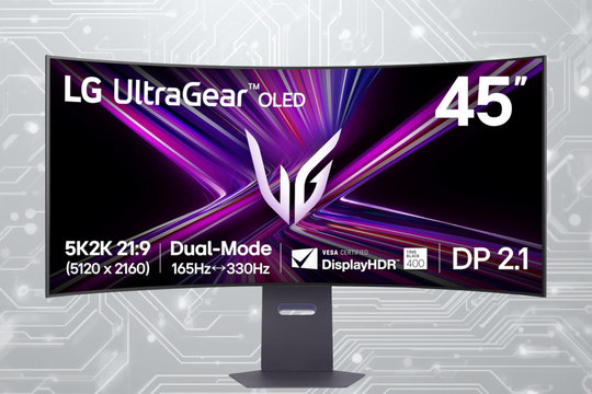LG 45GX950A: Màn hình OLED 5K2K giảm giá kỷ lục trên Amazon