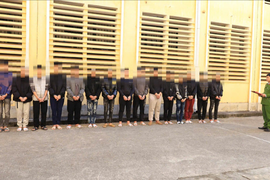 Lạng Sơn: Khởi tố 15 đối tượng về hành vi gây rối trật tự công cộng