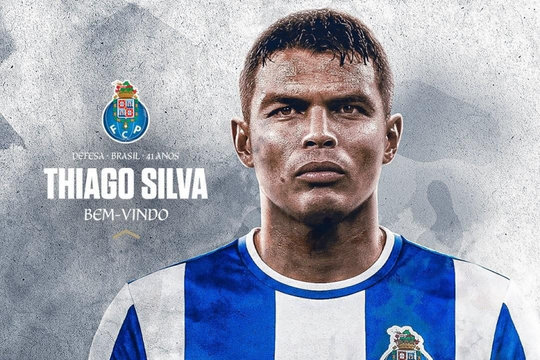 Thiago Silva tái xuất châu Âu: FC Porto chiêu mộ lão tướng 41 tuổi